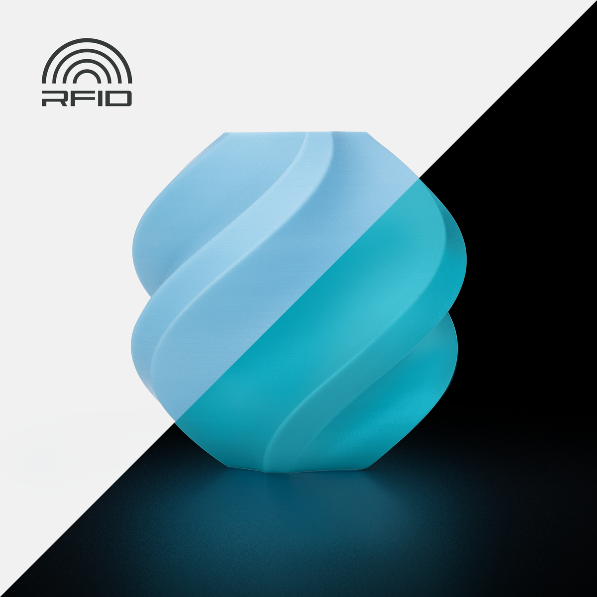 Bambu Lab PLA Glow – Glow Blue (15600)
