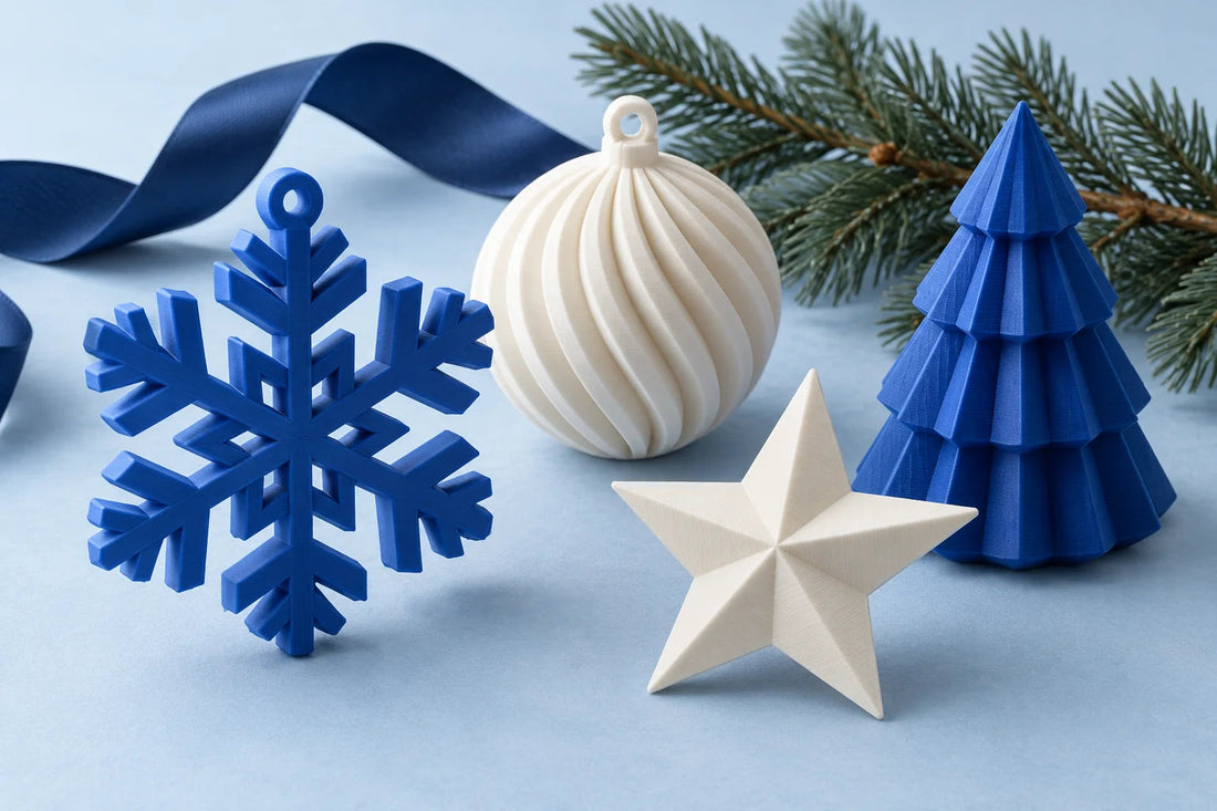 3D nyomtatott karácsonyi díszek: ötletek egy egységes ünnepi hangulathoz – szemléltető illusztráció
