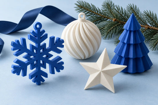 3D nyomtatott karácsonyi díszek: ötletek egy egységes ünnepi hangulathoz – szemléltető illusztráció