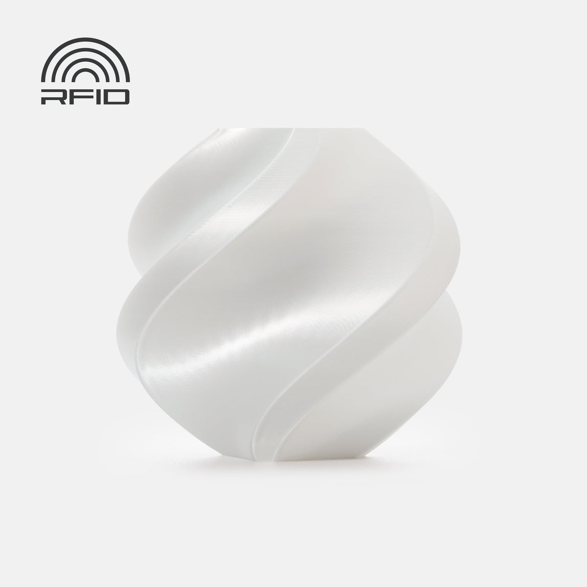 Bambu Lab PLA Silk+ – White (13110)