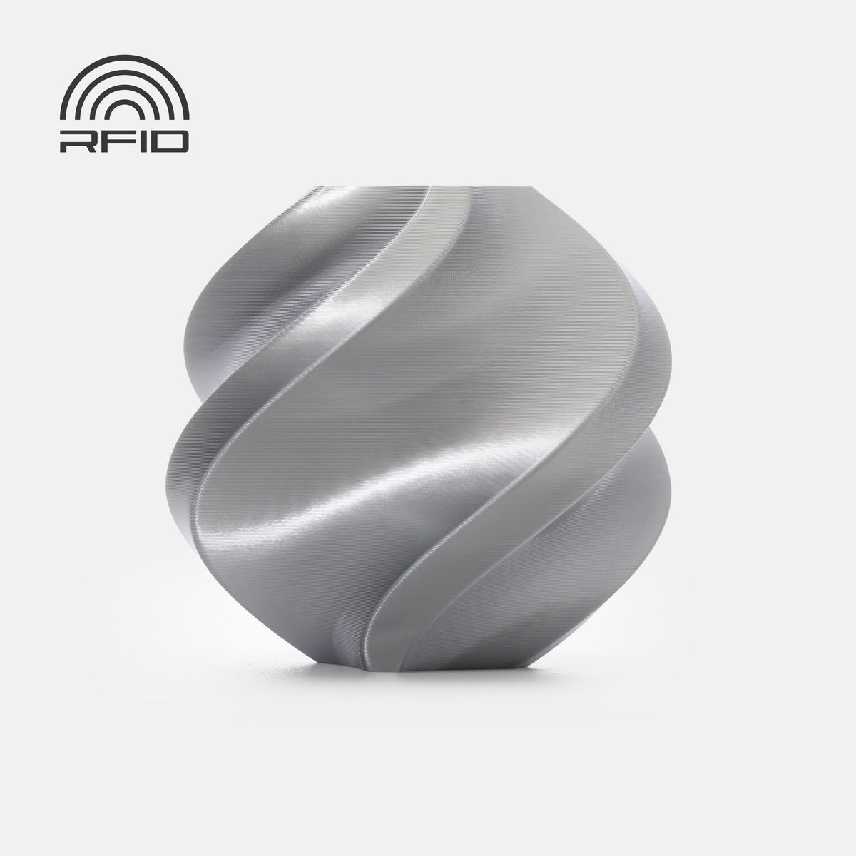 Bambu Lab PLA Silk+ – Silver (13109)