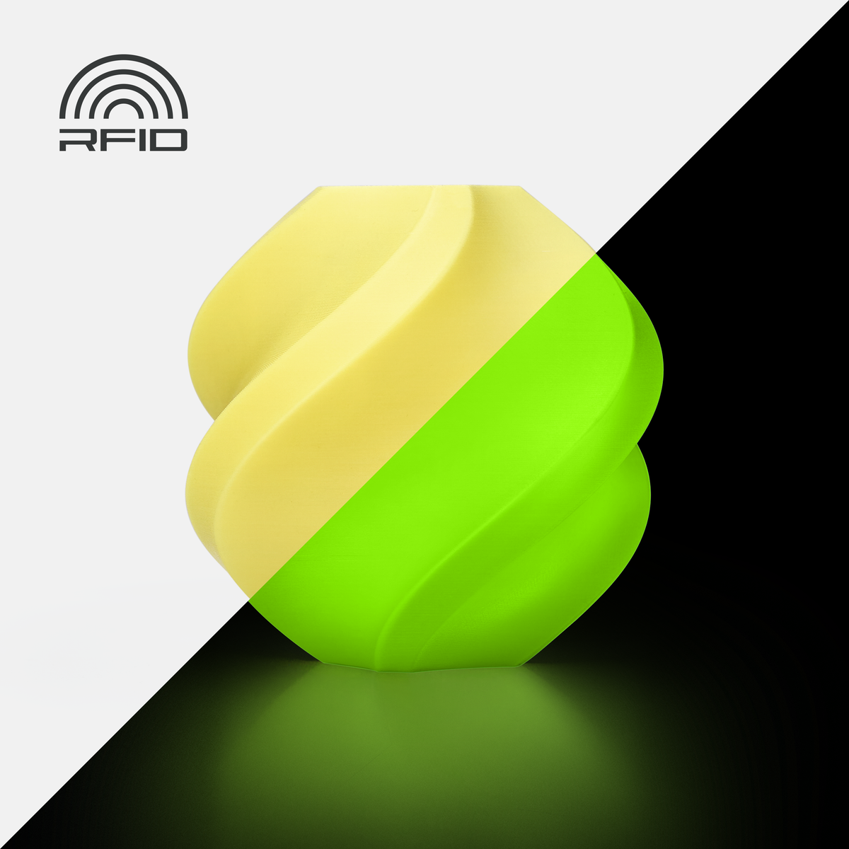 Bambu Lab PLA Glow – Glow Yellow (15400)